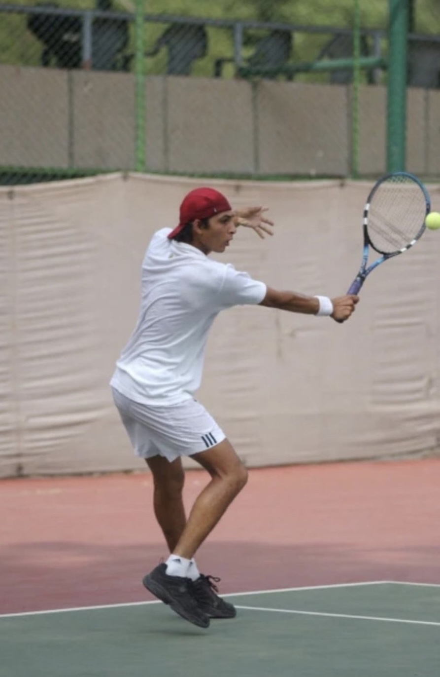 Original photograph from Shivang Mishra's playing career